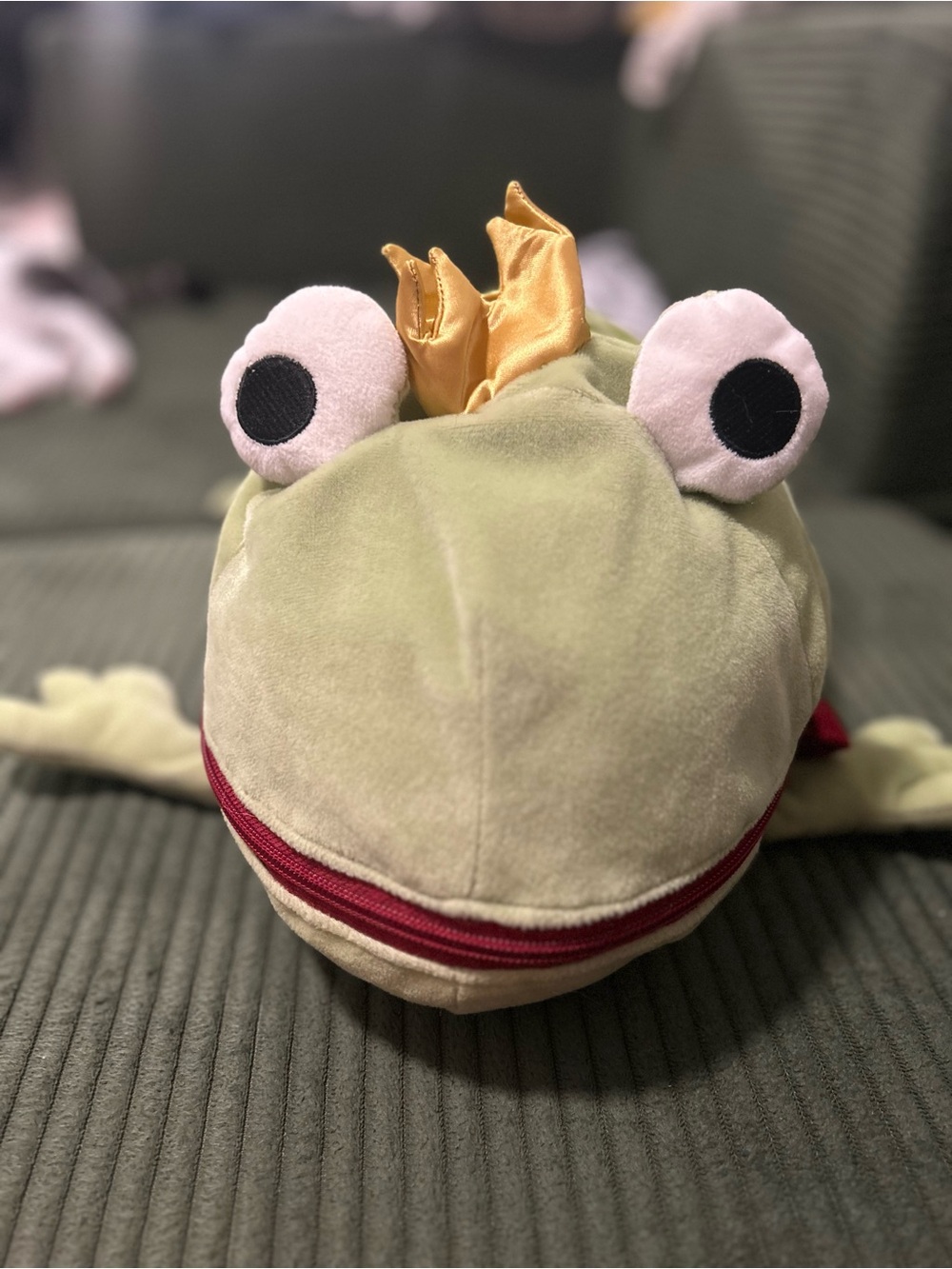 Vintage IKEA MINNEN GRODA Frog Prince Pajama Bag Plush 900.782.40